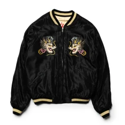 Tailor Toyo Sukajan Red Tiger x Gold Dragon Jacket
