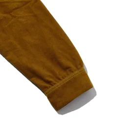 The Real McCoy's Corduroy Open Collar Shirt Mustard