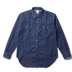 The Real McCoy's Denim Western Shirt / Sawtooth Indigo