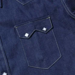 The Real McCoy's Denim Western Shirt / Sawtooth Indigo