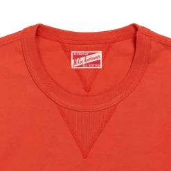 The Real McCoy's Gusset Tee Scarlet