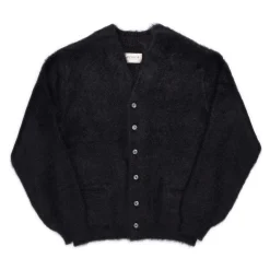 The Real McCoy's Joe McCoy Mohair Cardigan Black
