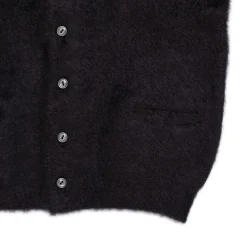 The Real McCoy's Joe McCoy Mohair Cardigan Black