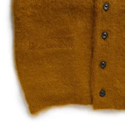 The Real McCoy's Joe McCoy Mohair Cardigan Mustard