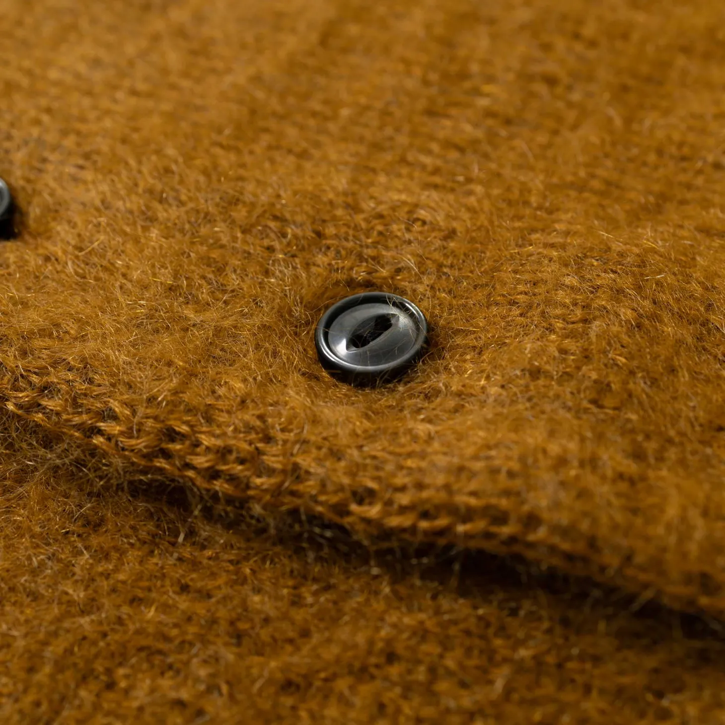 The Real McCoy's Joe McCoy Mohair Cardigan Mustard