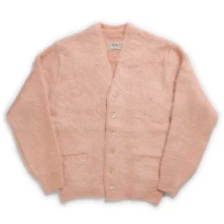 The Real McCoy's Joe McCoy Mohair Cardigan Flamingo