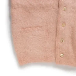 The Real McCoy's Joe McCoy Mohair Cardigan Flamingo