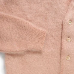 The Real McCoy's Joe McCoy Mohair Cardigan Flamingo