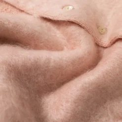 The Real McCoy's Joe McCoy Mohair Cardigan Flamingo