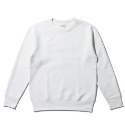 The Real McCoy's Loopwheel Crewneck Sweatshirt Milk