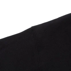 The Real McCoy's 10.oz Loopwheel 1/4 Zip Sweatshirt Black