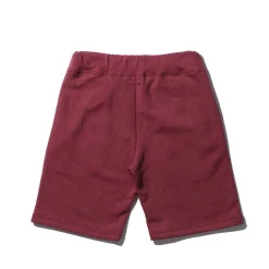 The Real McCoy's 9oz. Loopwheel Sweatshorts Maroon