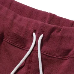 The Real McCoy's 9oz. Loopwheel Sweatshorts Maroon
