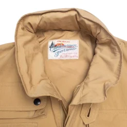 The Real McCoy's Photographers Utility Jacket Beige
