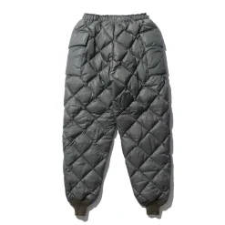 The Real McCoy's Quilted Down Trousers Olive