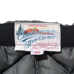 The Real McCoy's Quilted Down Trousers Olive