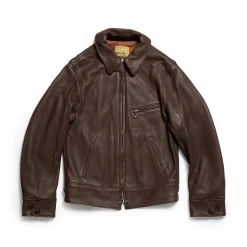 The Real McCoy's 30s Sports Jacket / Freeman Deerskin Brown
