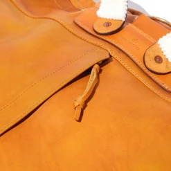 Vasco Leather Army Rucksack Mustard Camel