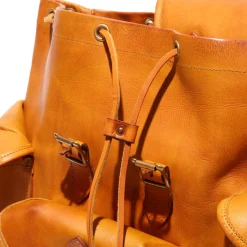 Vasco Leather Army Rucksack Mustard Camel