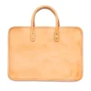Vasco Leather Document Briefcase Natural