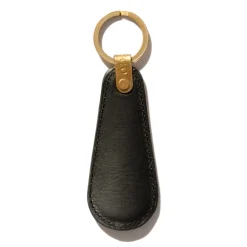 Vasco Leather Mini Voyage Shoe Horn Black