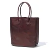 Vasco Leather Old Tote Bag Brown