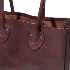 Vasco Leather Old Tote Bag Brown