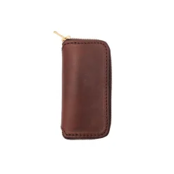 Vasco Leather Voyage Round Zip Key Case Cortesia