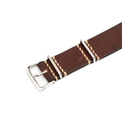 Vasco VSCC-640G10 Leather NATO Watch Strap Brown