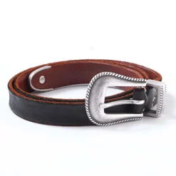 Vintage Works DH5738 Chasin' Belt Black