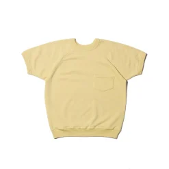 Warehouse & Co Lot. 4085 S/S Sweatshirt Light Yellow