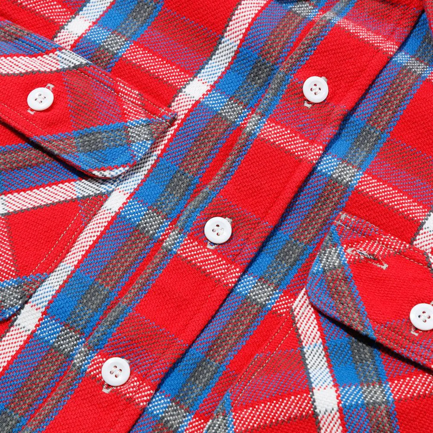 Warehouse & Co Lot. 3104B Flannel Shirt 1-Red