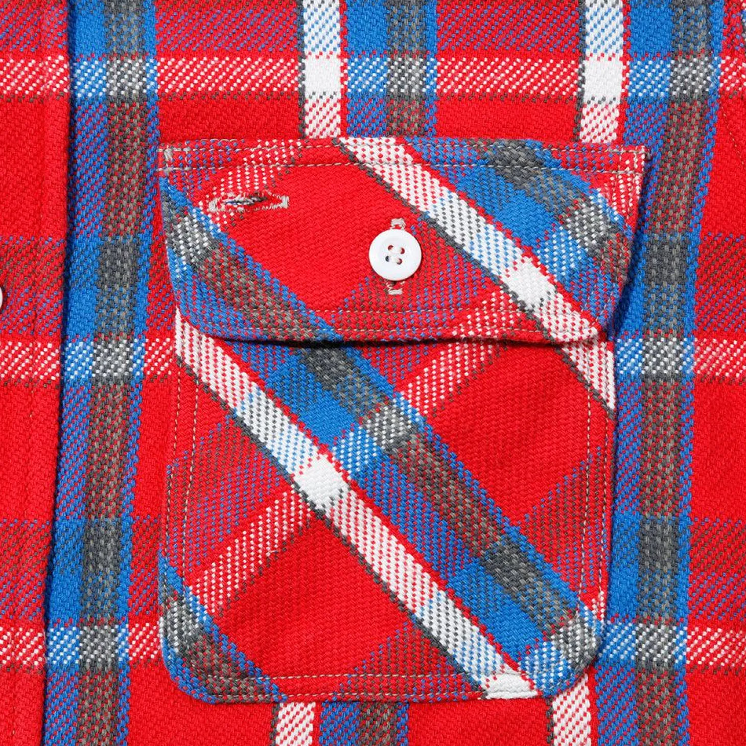 Warehouse & Co Lot. 3104B Flannel Shirt 1-Red