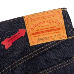 Warehouse & Co Lot. S1000XX 'Deadstock Blue' Jean One Wash