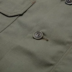 Warehouse & Co x John Gluckow Warehouse & Co. x John Gluckow PX Poplin Shirt Olive