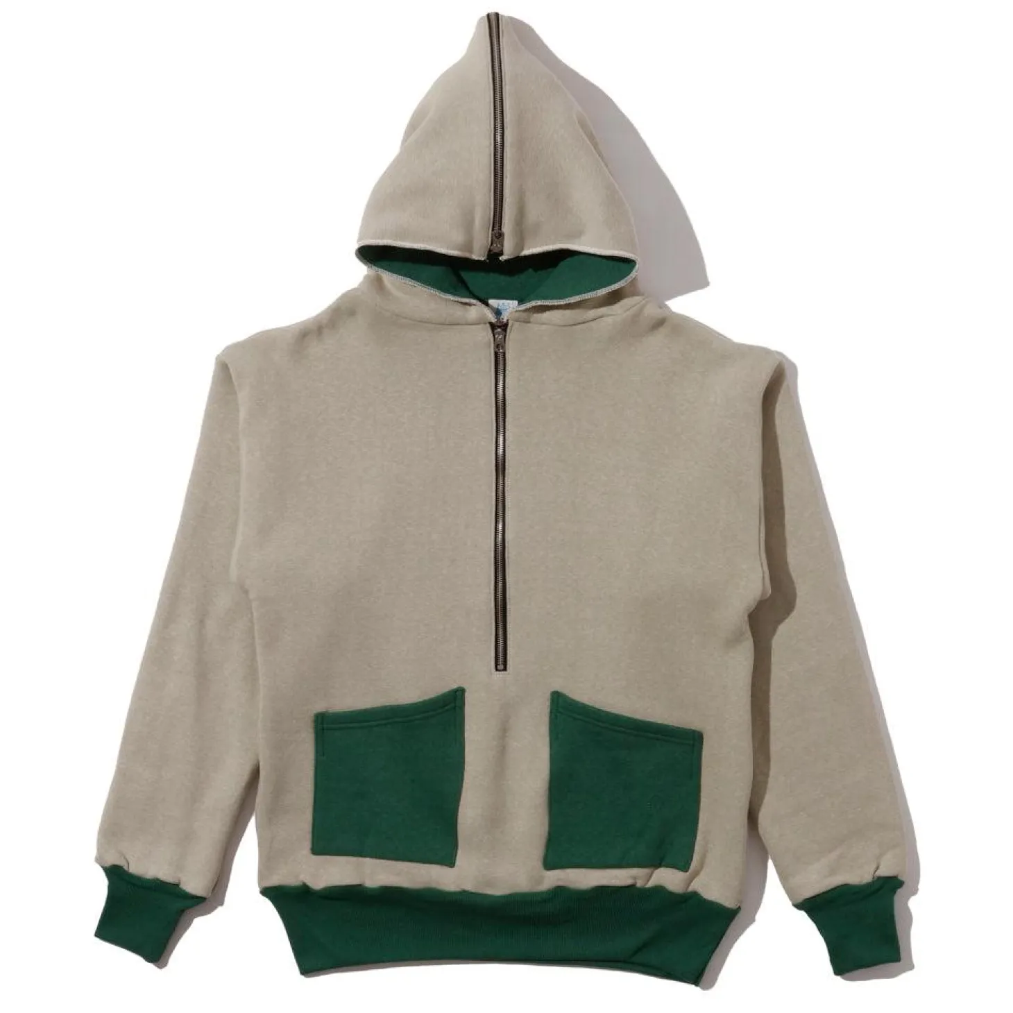 Warehouse & Co x John Gluckow Olympic Champion Sweat Parka Beige