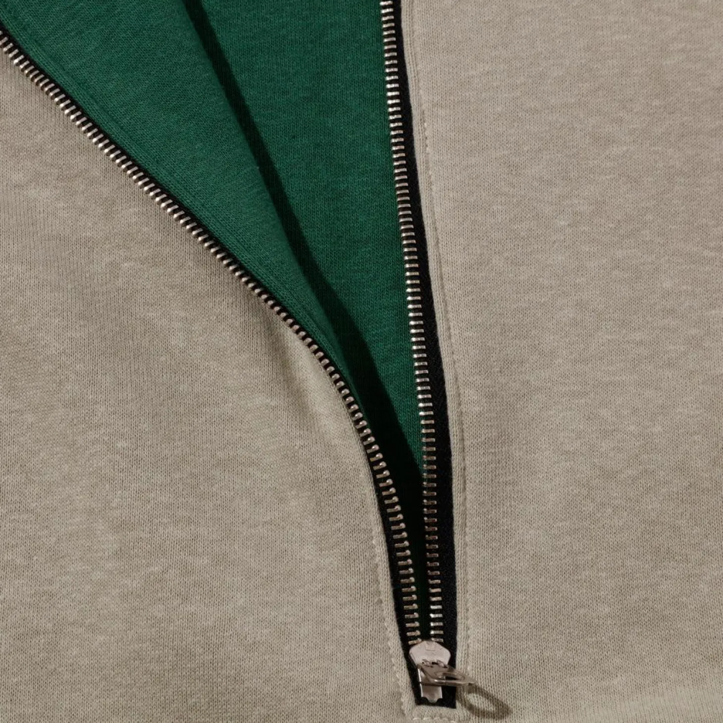 Warehouse & Co x John Gluckow Olympic Champion Sweat Parka Beige