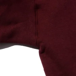 Warehouse & Co x John Gluckow The Knockout Hooded Sweatshirt Burgundy