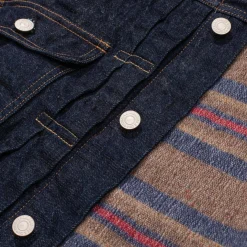 Warehouse & Co . 2002XX Blanket Lined Denim Jacket