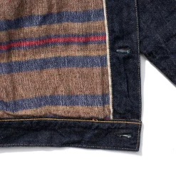 Warehouse & Co . 2002XX Blanket Lined Denim Jacket