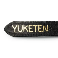 Yuketen 1" Triple Stitch Belt Black w/Black Stitch