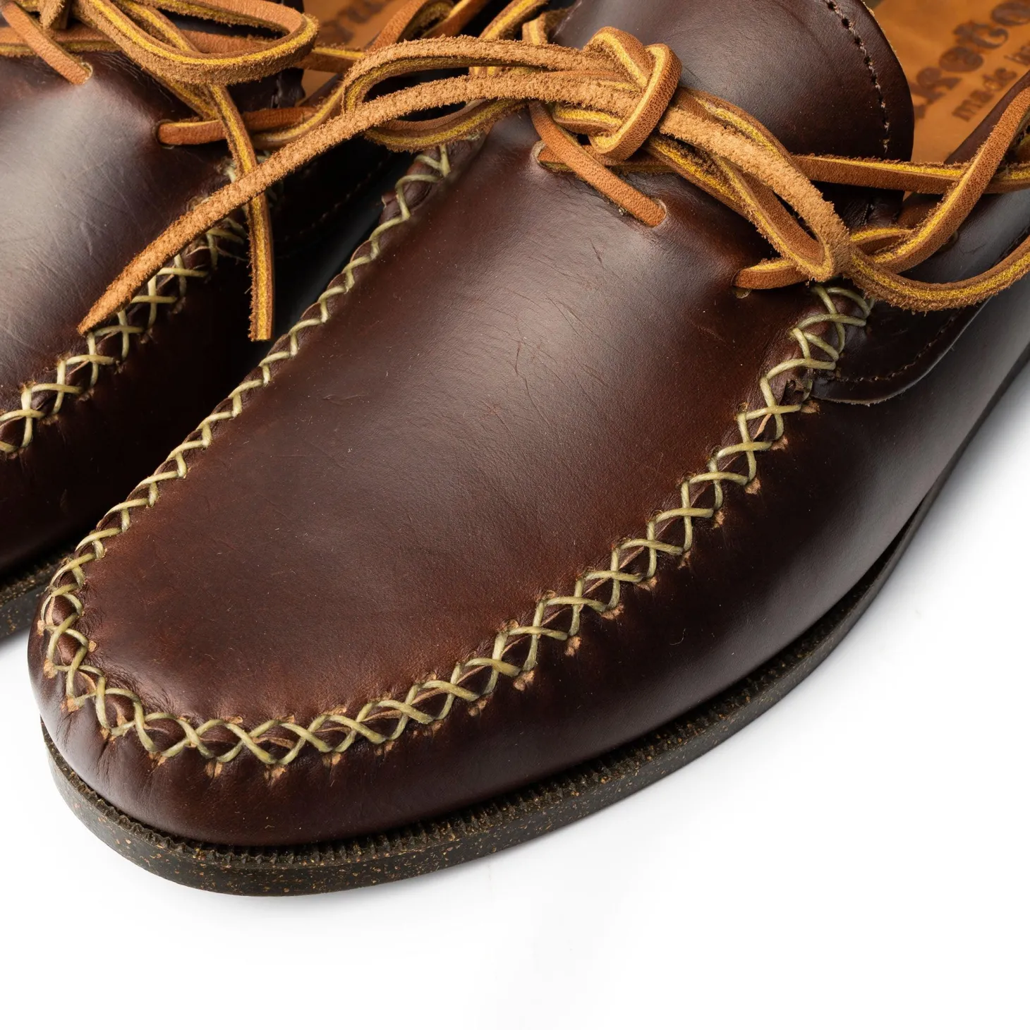 Yuketen Canoe Moc w/ Camp Sole G Brown