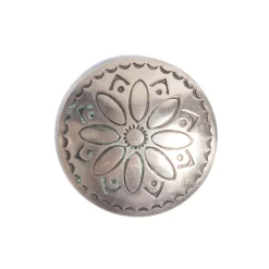 Yuketen Nickel Silver Concho Pin 6 (1.5")