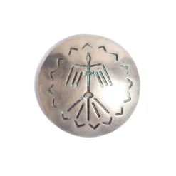 Yuketen Nickel Silver Concho Pin 4(1.5")