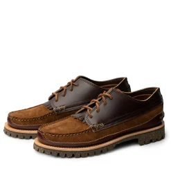 Yuketen Semi Handsewn Maine Guide Ox DB w/Kiltie FO Snuff x G Brown
