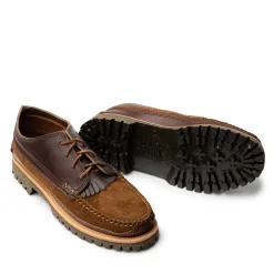 Yuketen Semi Handsewn Maine Guide Ox DB w/Kiltie FO Snuff x G Brown