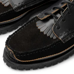 Yuketen Semi Handsewn Maine Guide Ox DB w/Kiltie Black