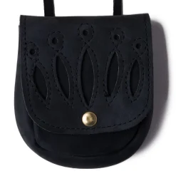 Yuketen Slash Pouch Black Nubuck